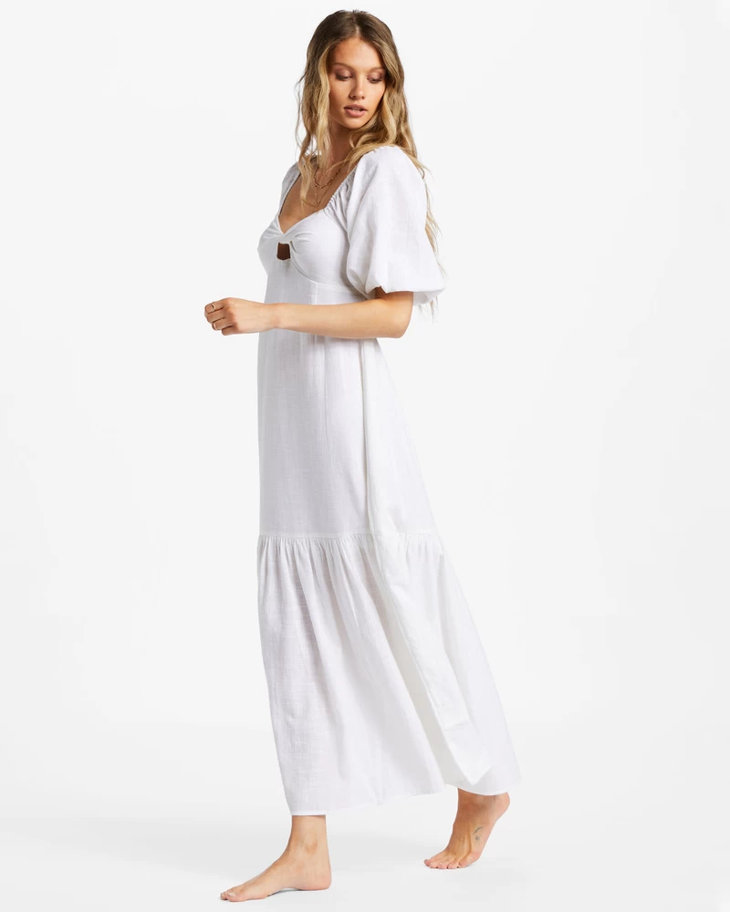 Billabong Paradise Cove Maxi Dress - Salt Crystal