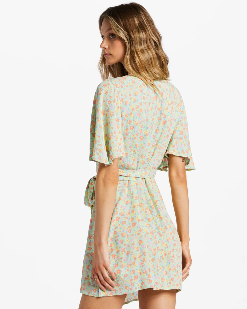 Mini Vestido Billabong All For You - Hortelã