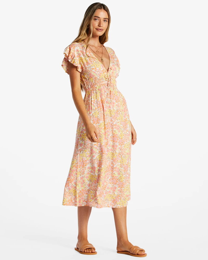 Billabong Picnic Date Midi Dress - Paloma
