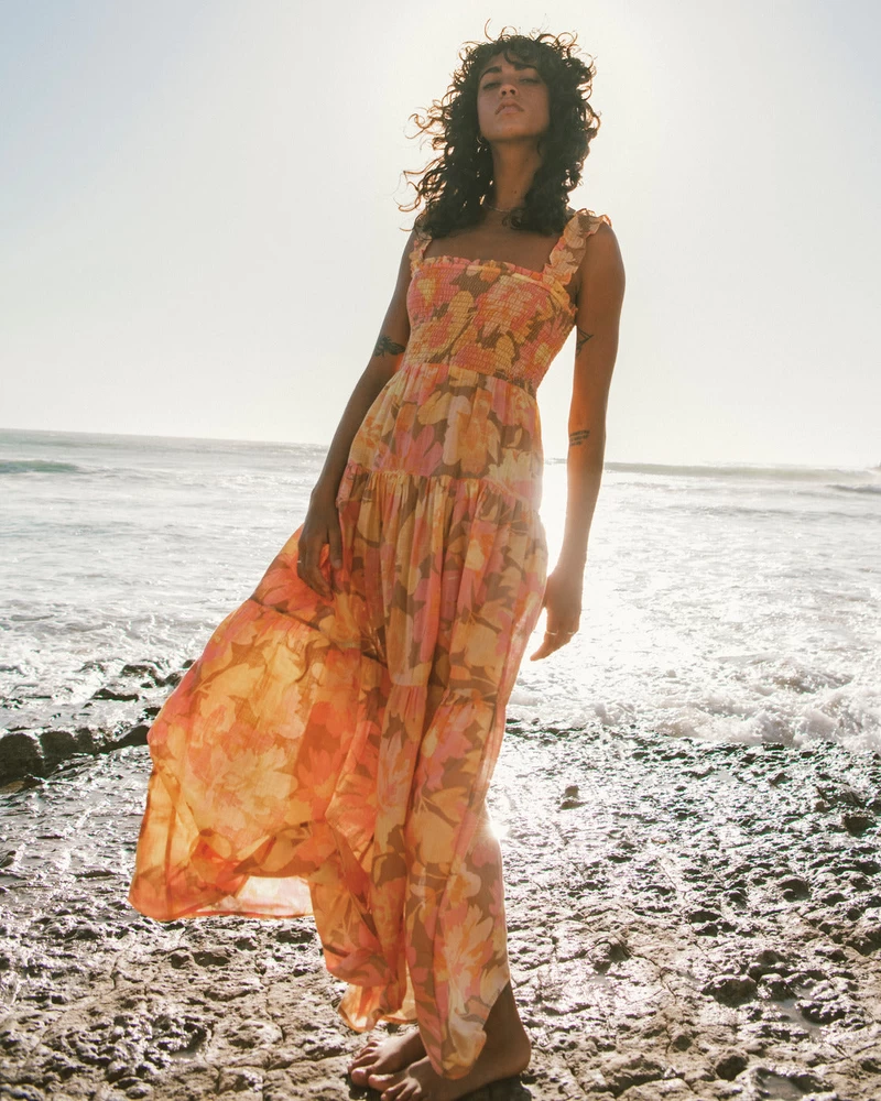 Billabong Feelin Fine Maxi Dress - Multi