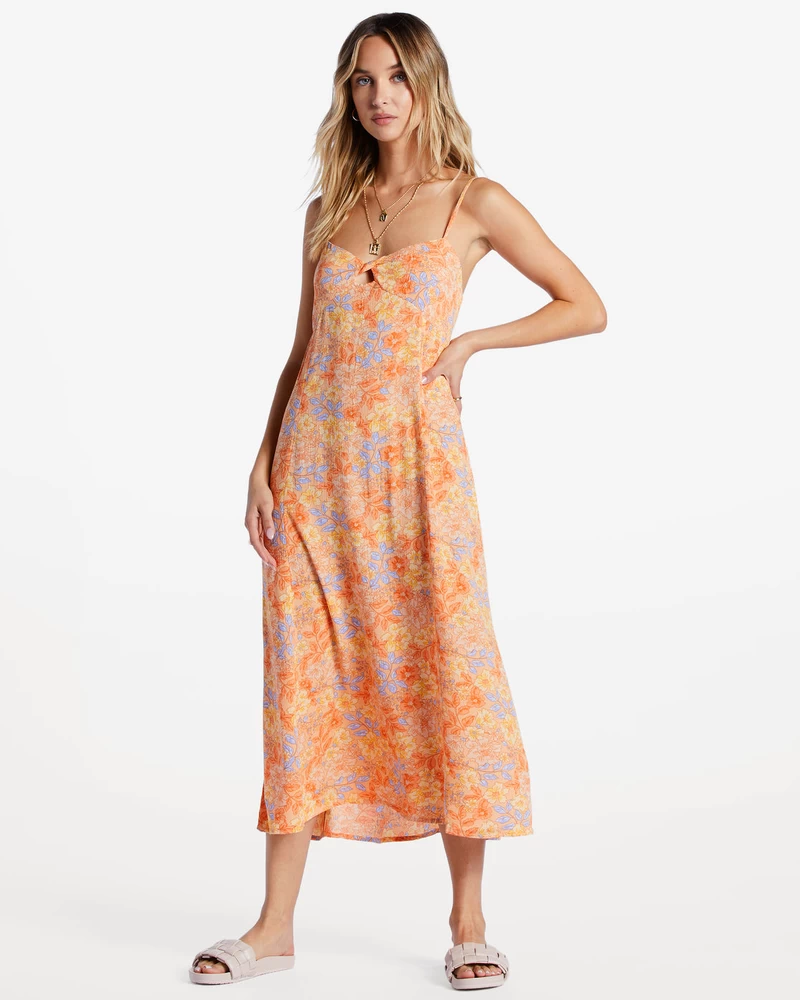 Billabong Last Sunset Midi Kleit - Hele Melon