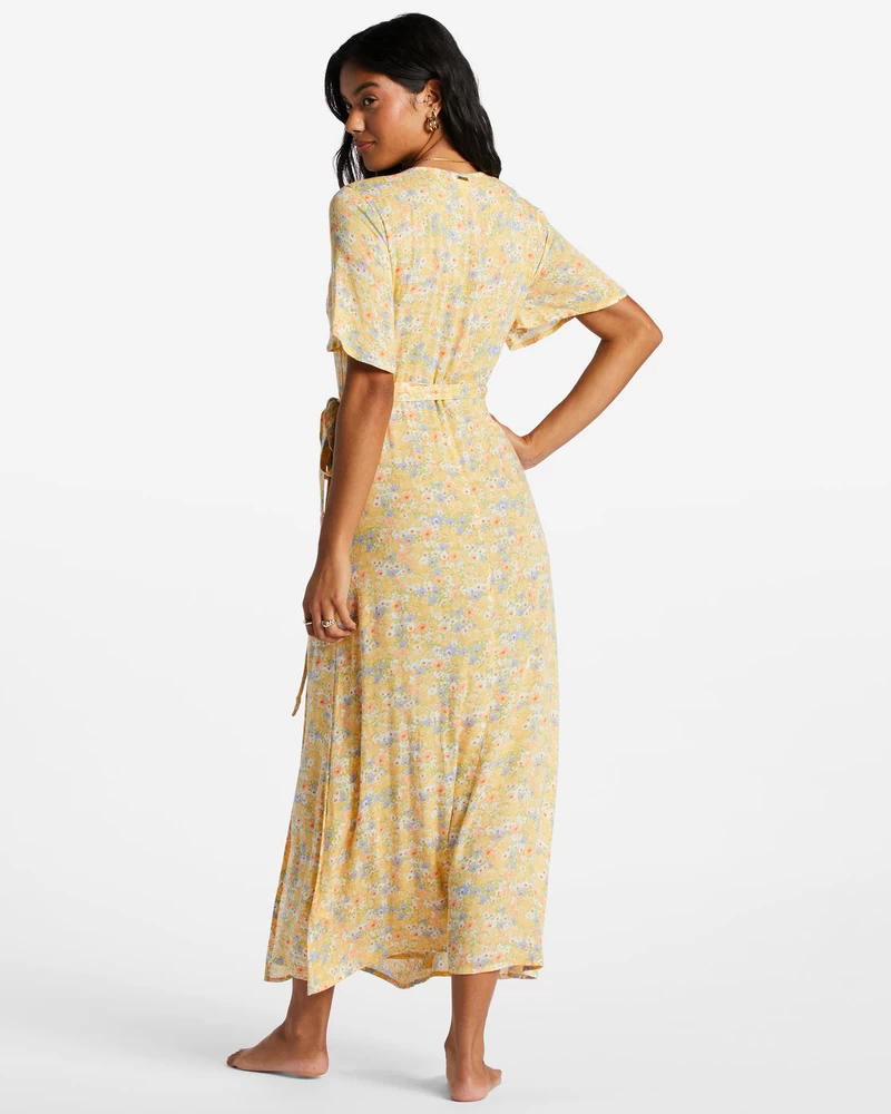 Billabong Day By Day Midi Wrap Dress - Multi