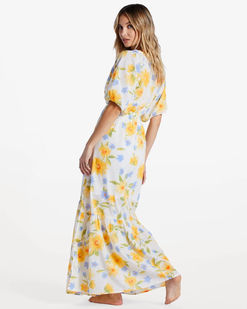 Billabong Lost In Love Maxi Dress - Salt Crystal