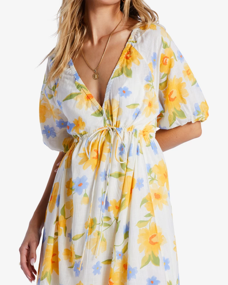 Billabong Lost In Love Maxi Dress - Salt Crystal