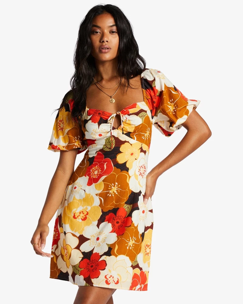 Billabong Shine Bright Mini Dress - Multi