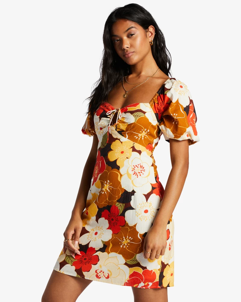 Billabong Shine Bright Mini Dress - Multi