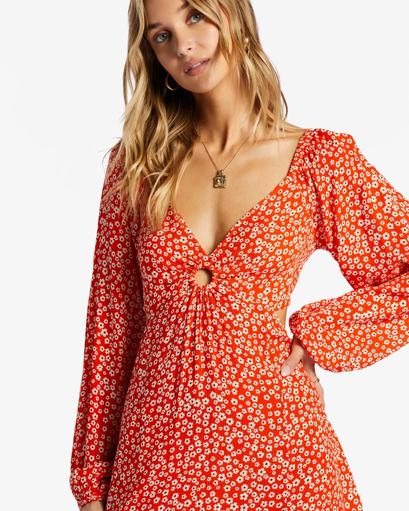 Billabong Last Call Maxi Dress - Fire Side