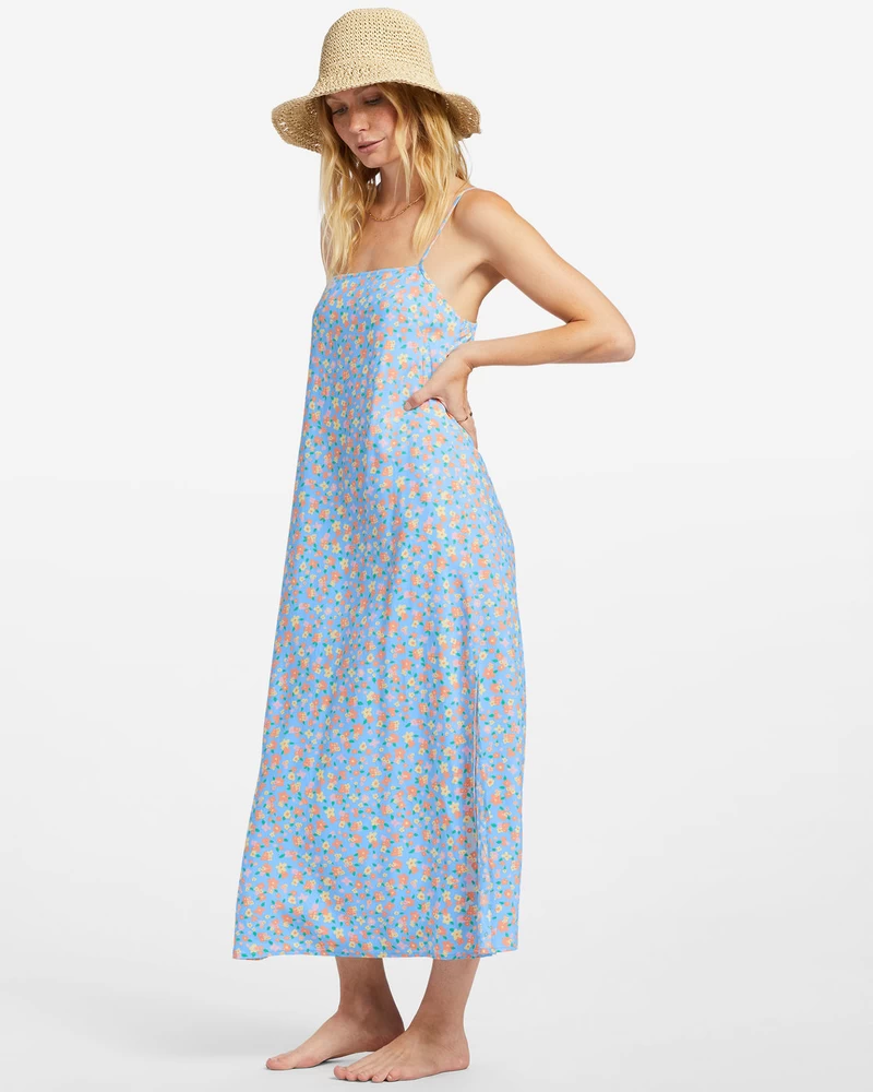 Billabong Weekend Waves Midi Dress - Summer Sky