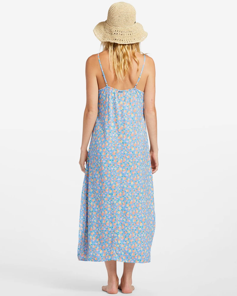 Billabong Weekend Waves Midi Dress - Summer Sky