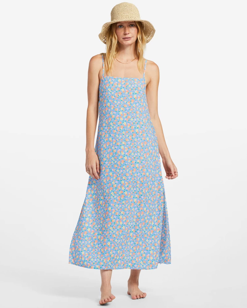 Billabong Weekend Waves Midi Dress - Summer Sky