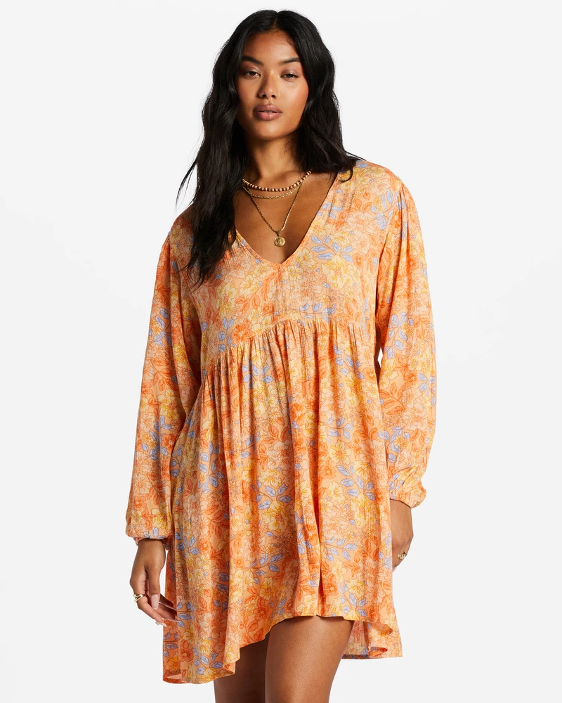 Billabong Secret Wish Babydoll Kleit - Hele Melon