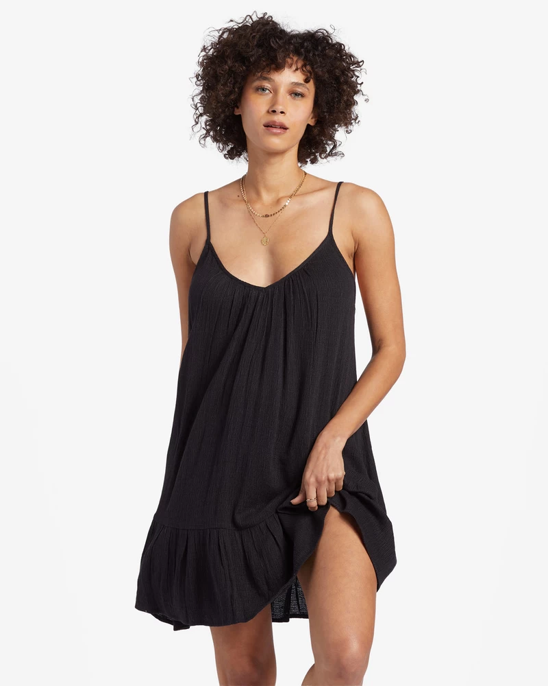 Billabong Beach Vibes Beach Cover-Up - Black Pebble