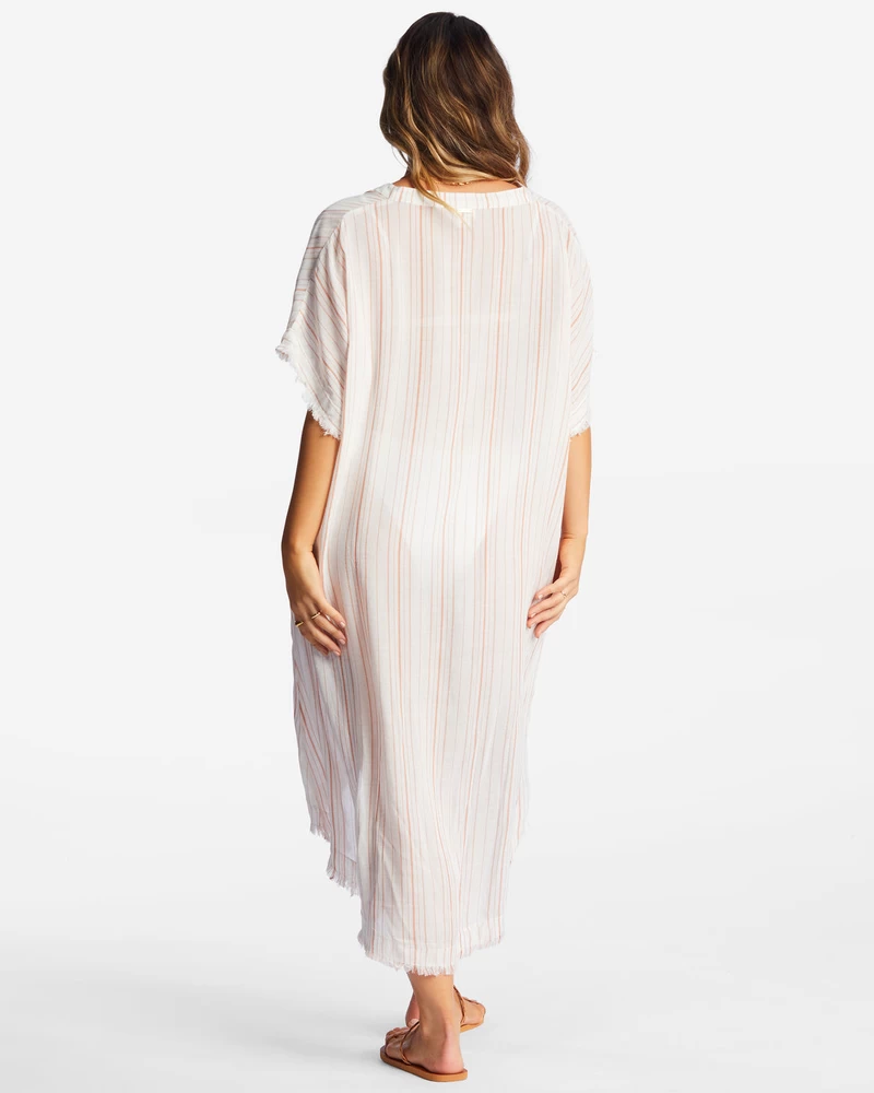 Billabong Found Love Midi Beach Cover-Up - Brick