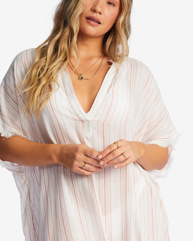 Billabong Found Love Midi Beach Cover-Up - Brick