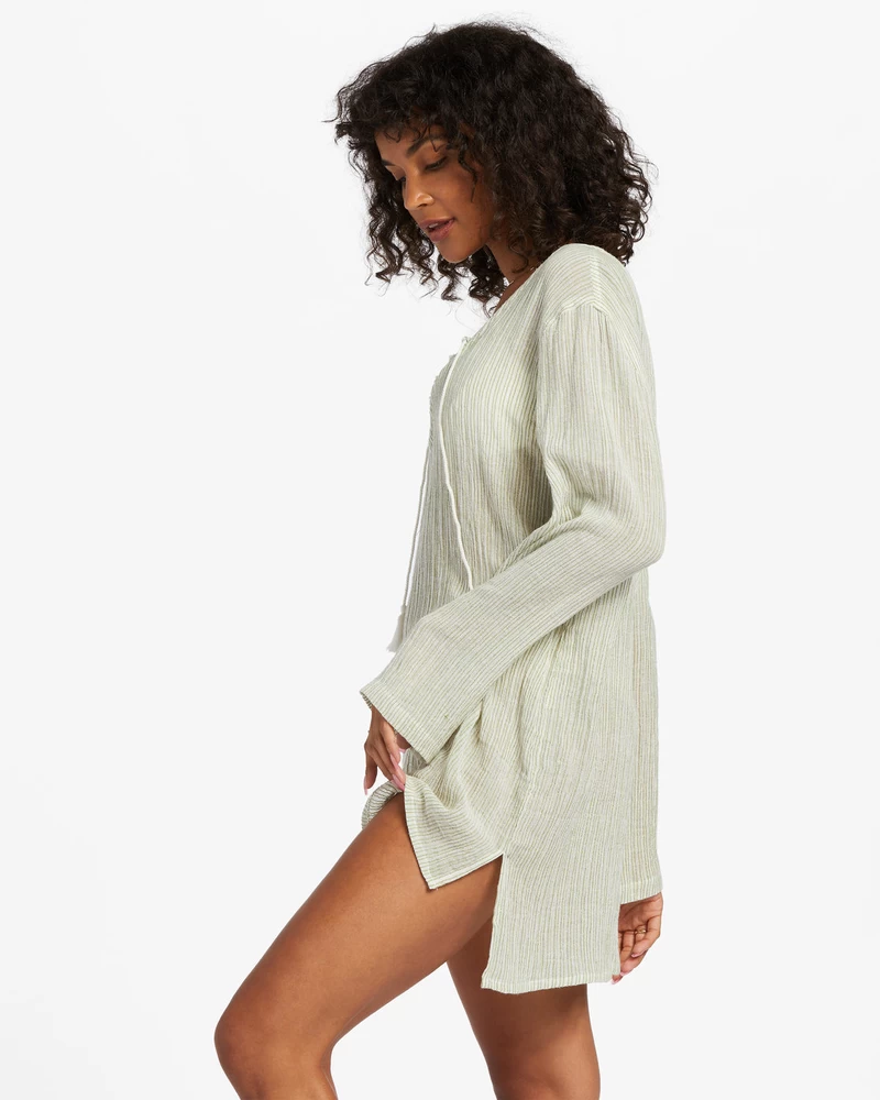 Billabong Blue Skies Swim Cover-Up - Avocado