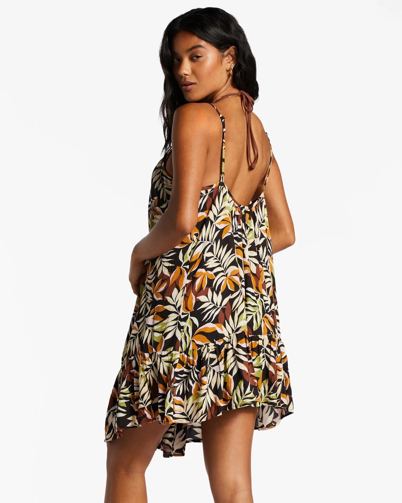 Billabong Beach Vibes Swim Cover Up - Black Pebble