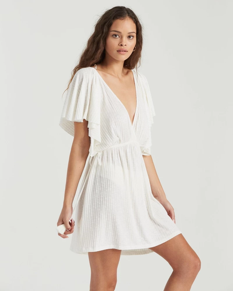 Billabong Short Tides Dress - Salt Crystal