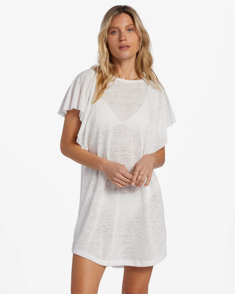 Billabong Out For Waves Cover-Up Dress - Salt Crystal 2