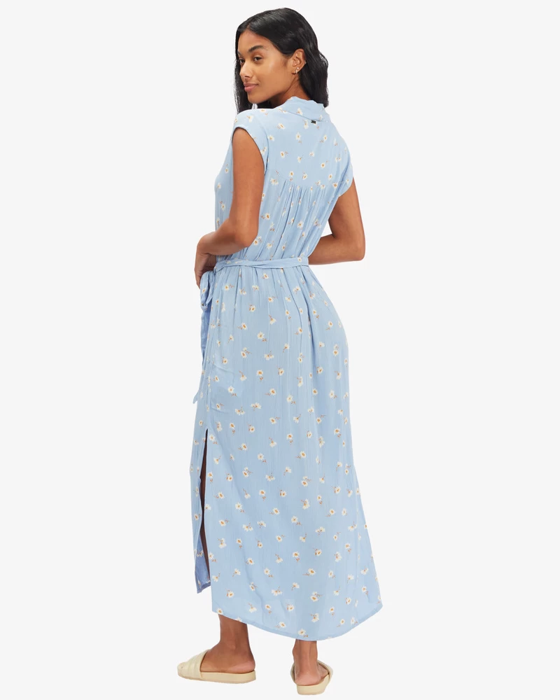 Billabong Lovely Ways Woven Dress - Sweet Blue