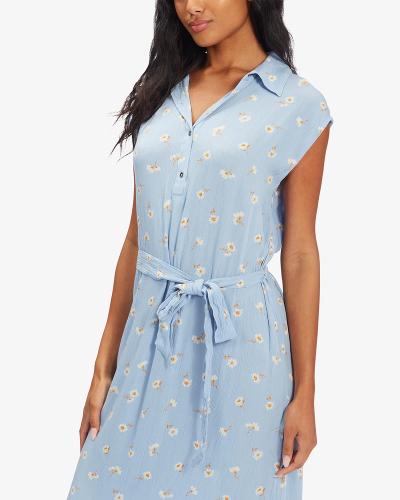 Billabong Lovely Ways Woven Dress - Sweet Blue
