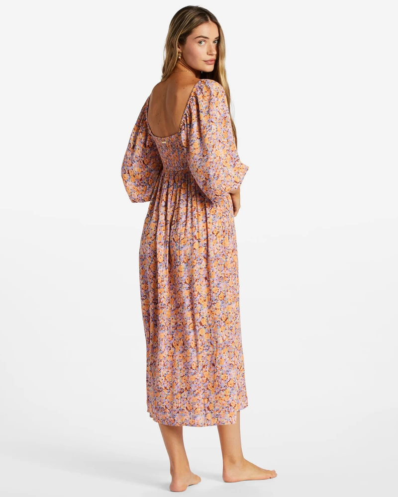 Billabong Swept Away Midi Dress - Multi 1