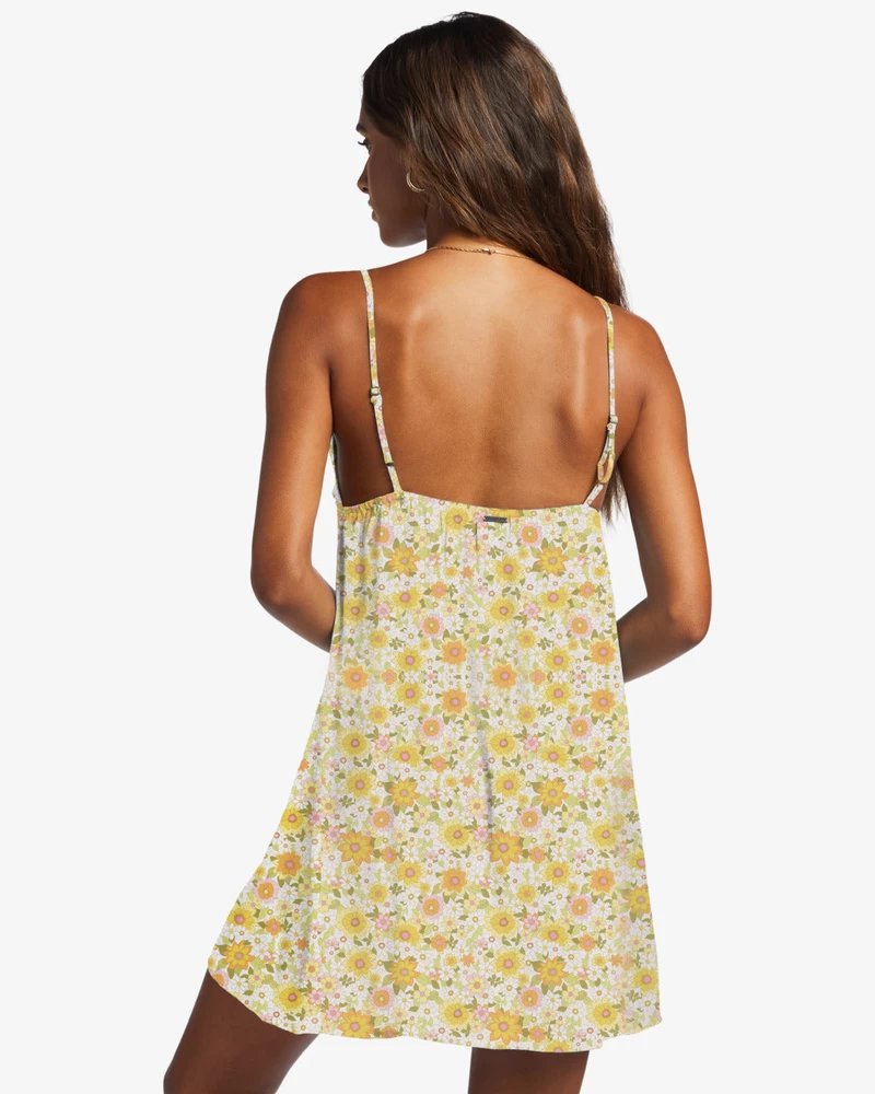 Billabong Stačí Pridať Slnečné Mini Slip Dress - Multi 1
