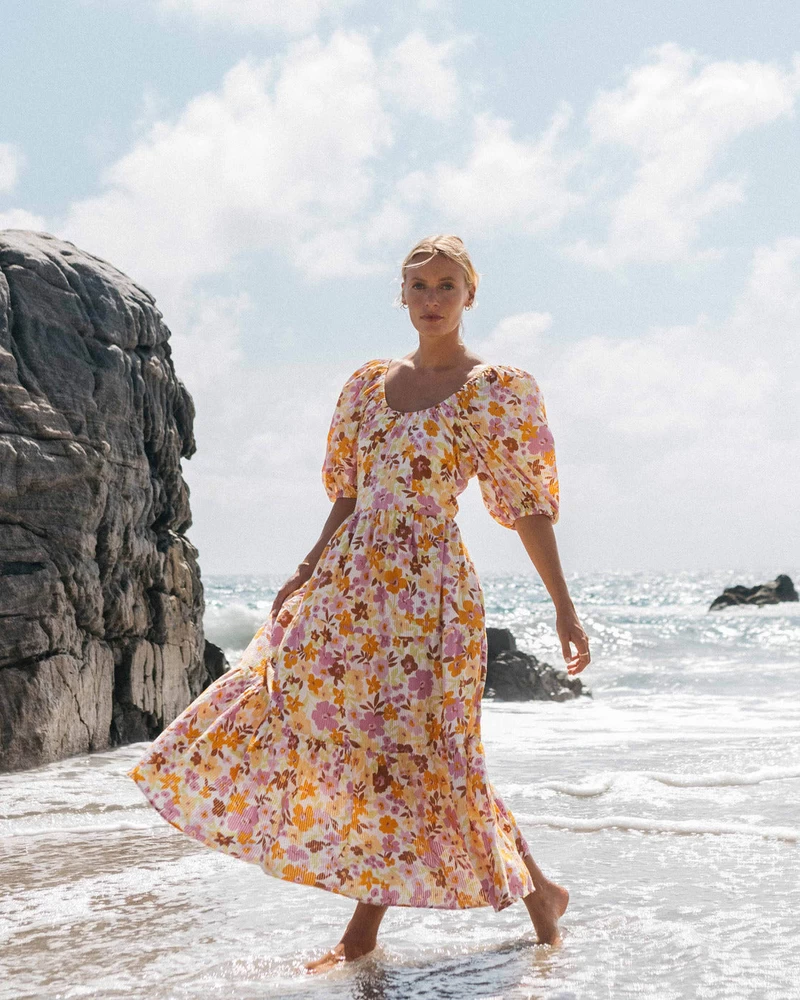 Billabong Endless Shore Dress - Salt Crystal