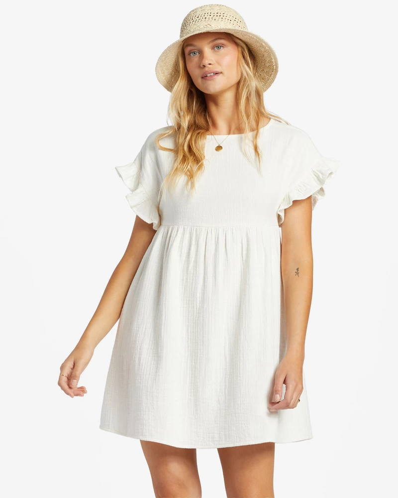 Billabong So Breezy Dress - Salt Crystal