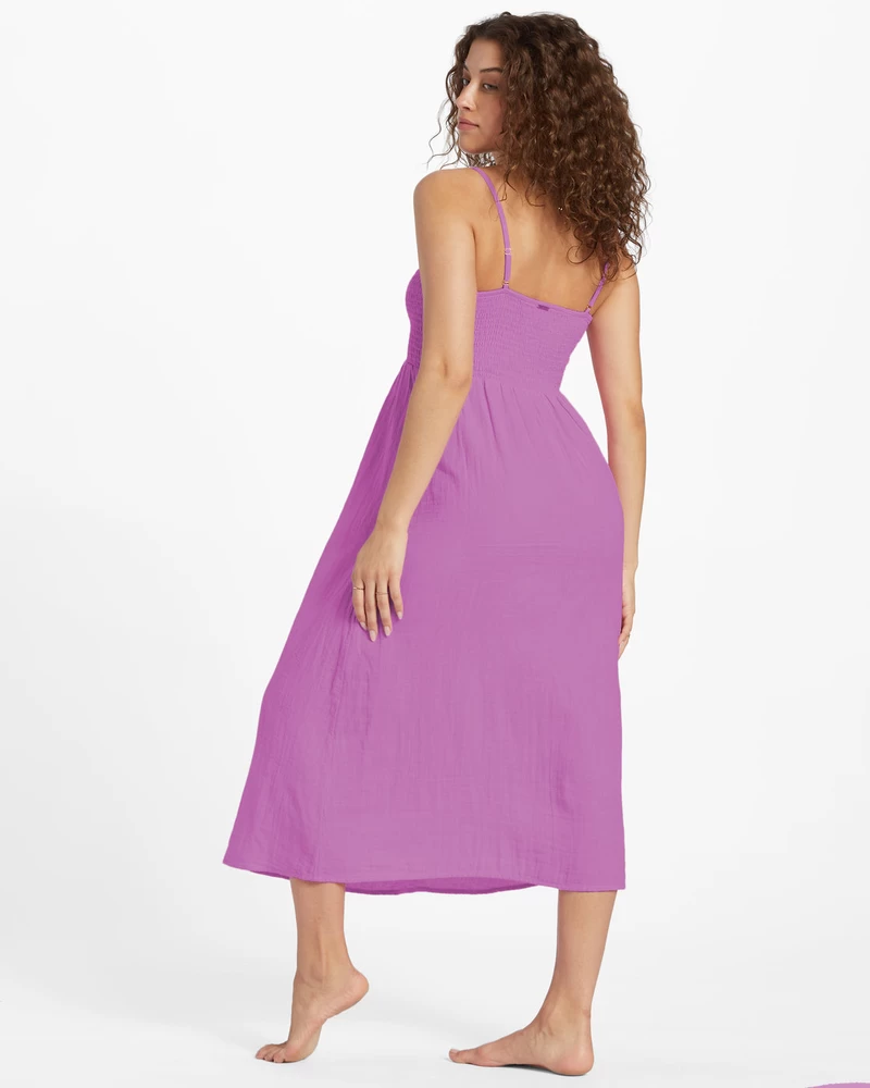 Billabong Off The Coast Dress - Lush Lilac