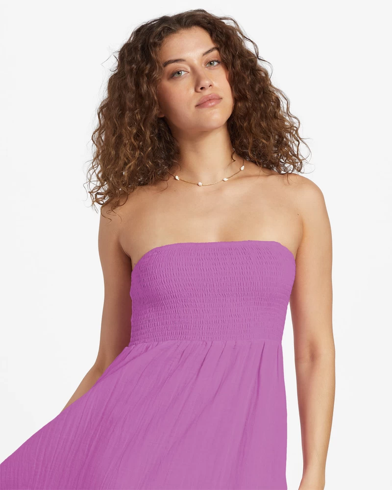 Billabong Off The Coast Dress - Lush Lilac