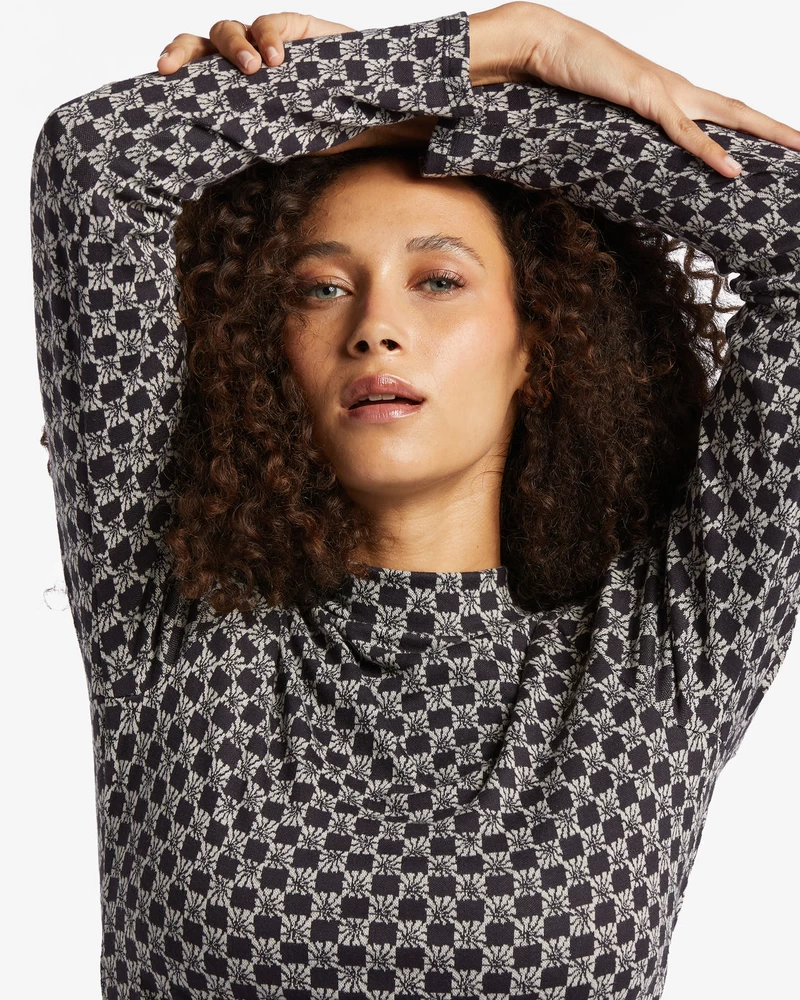 Billabong Everleigh Mock Dress - Black Pebble