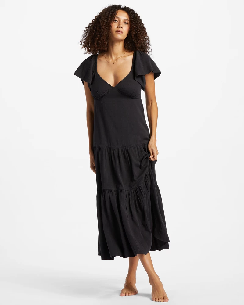 Vestido Billabong Last Light - Black Seixo