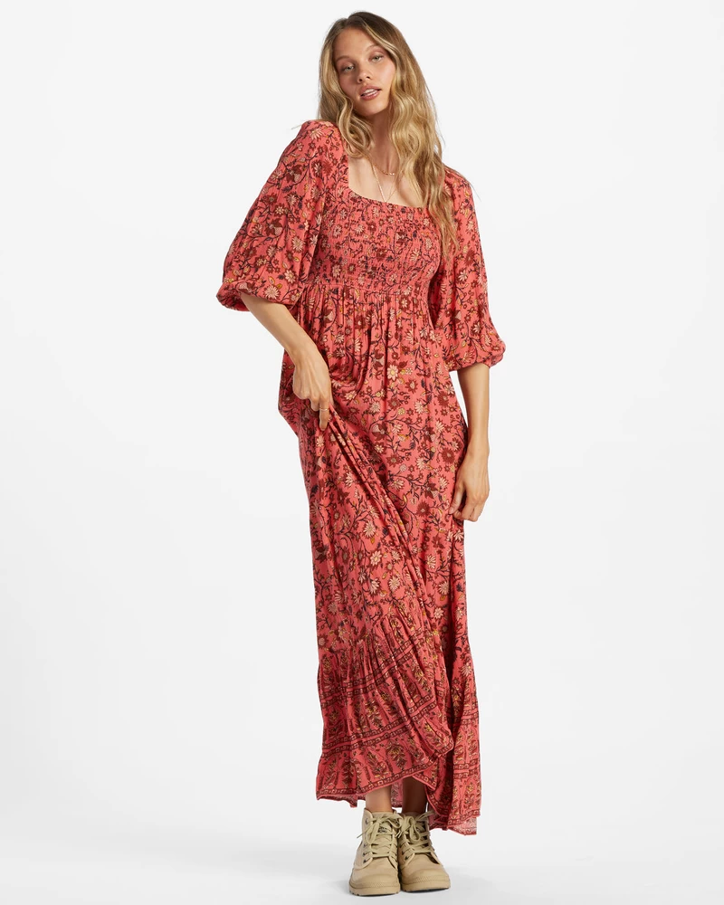 Billabong Full Bloom Dress - Hibiscus