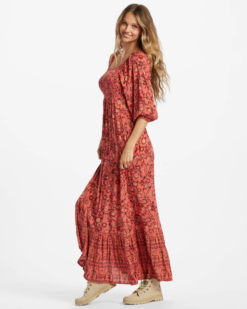 Billabong Full Bloom Dress - Hibiscus