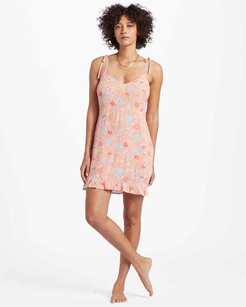 Billabong Heart Breaker Strappy Dress - Sweet Peach