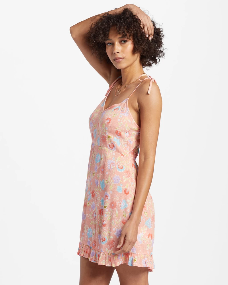 Billabong Heart Breaker Strappy Dress - Sweet Peach
