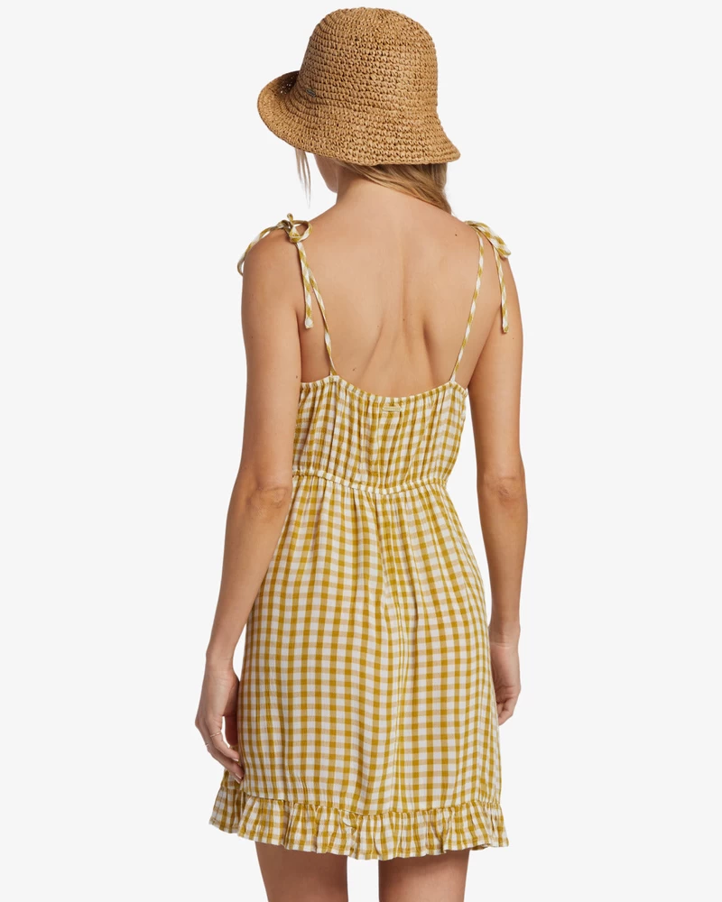 Billabong Heart Breaker Strappy Dress - Green Envy