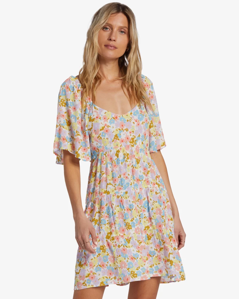 Billabong şansını Dene Babydoll Elbise - Tuz Kristali