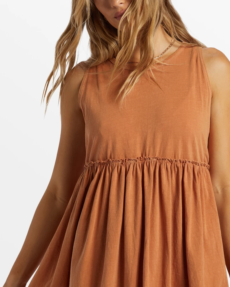 שמלת מיני טנק חוף Billabong - טופי