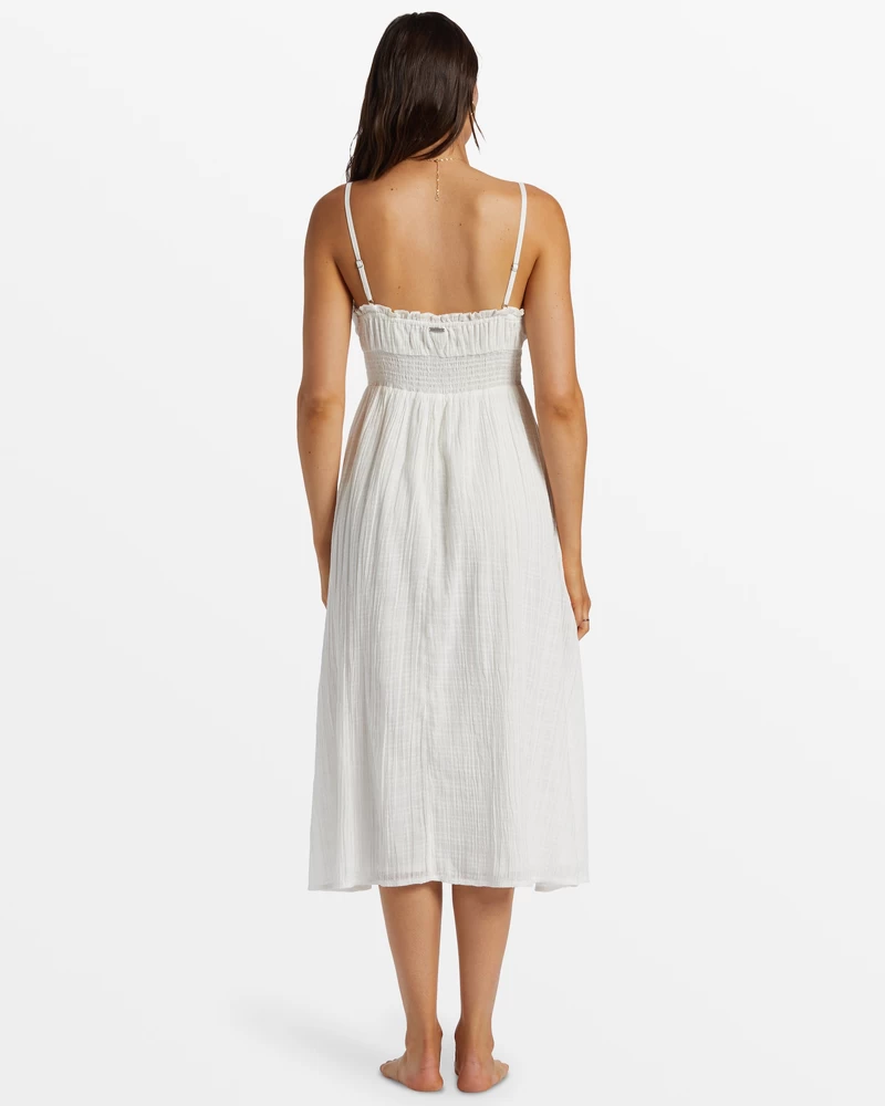 Billabong Abito Midi A Cuore Davvero Perfetto - Cristallo Di Sale