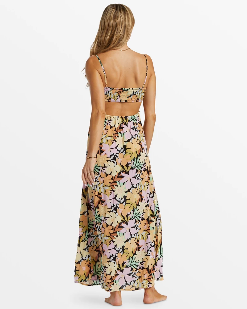 Billabong True Desire Maxi Dress - Black Pebble 2