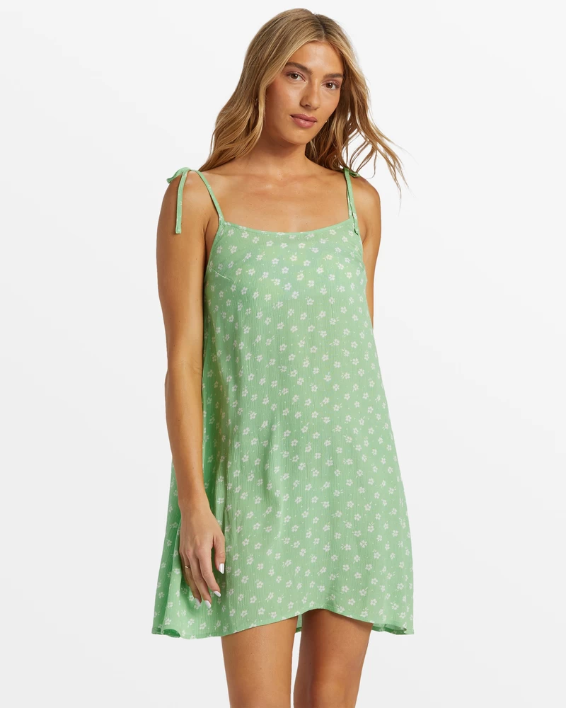 Billabong Your Love Mini Slip Dress - Bright Meadow