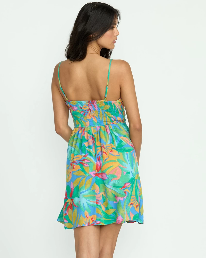 Billabong Red Hot Cut-Out Mini Dress - Marina