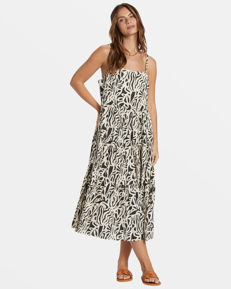 Rochie Maxi Etared Billabong La Cala - Nisipuri Negre