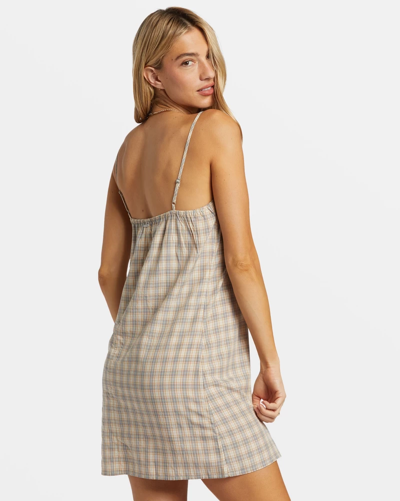 Billabong 90's Babe Mini Slip Dress - Western Sky