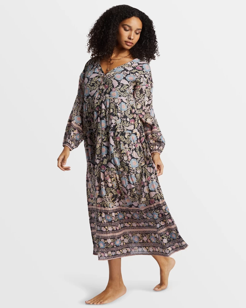 Billabong Adore You Maxi Dress - Black Sands