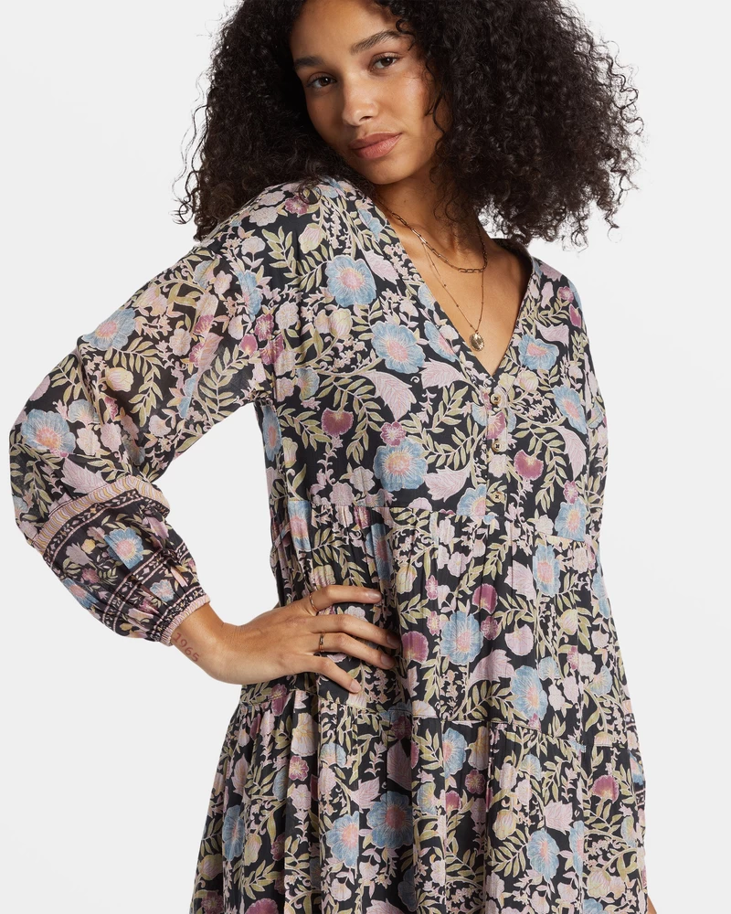 Billabong Adore You Maxi Dress - Black Sands
