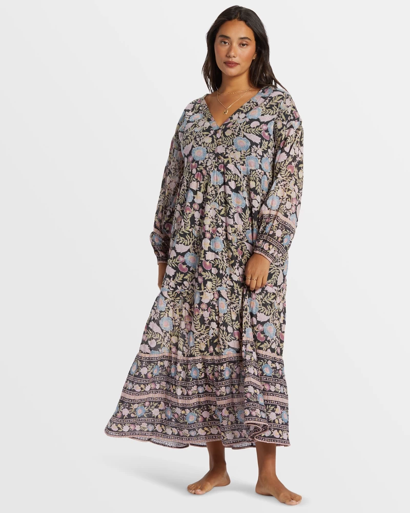 Billabong Adore You Maxi Dress - Black Sands