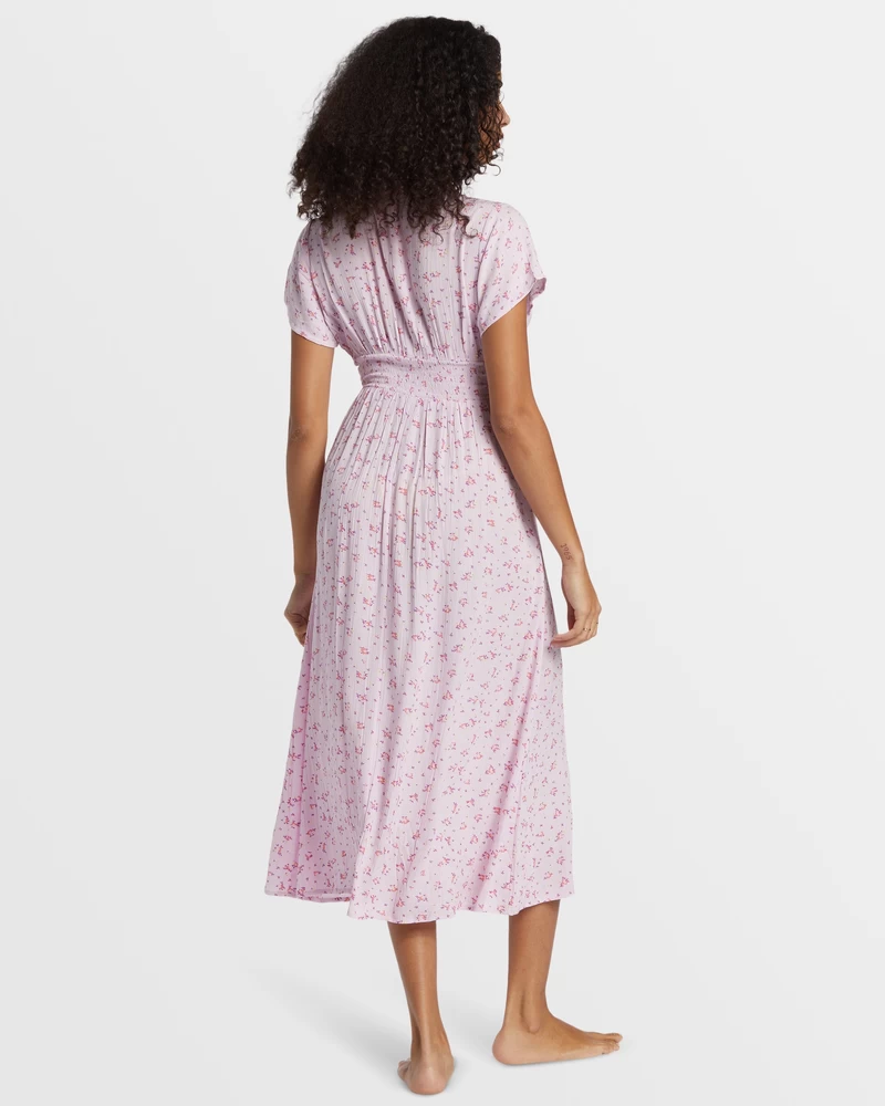 Billabong Morning Sky Midi Dress - Iced Lavender