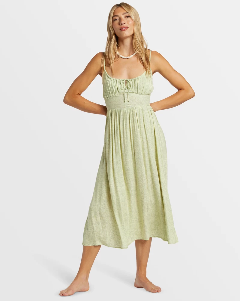 Billabong Texas Beach Midi Dress - Willow